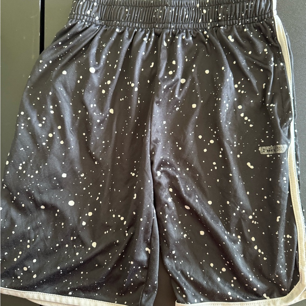 Hind Kids Speckled Black and White Shorts
